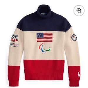 Ralph Lauren Paralympics Closing Ceremony Knit Turtleneck